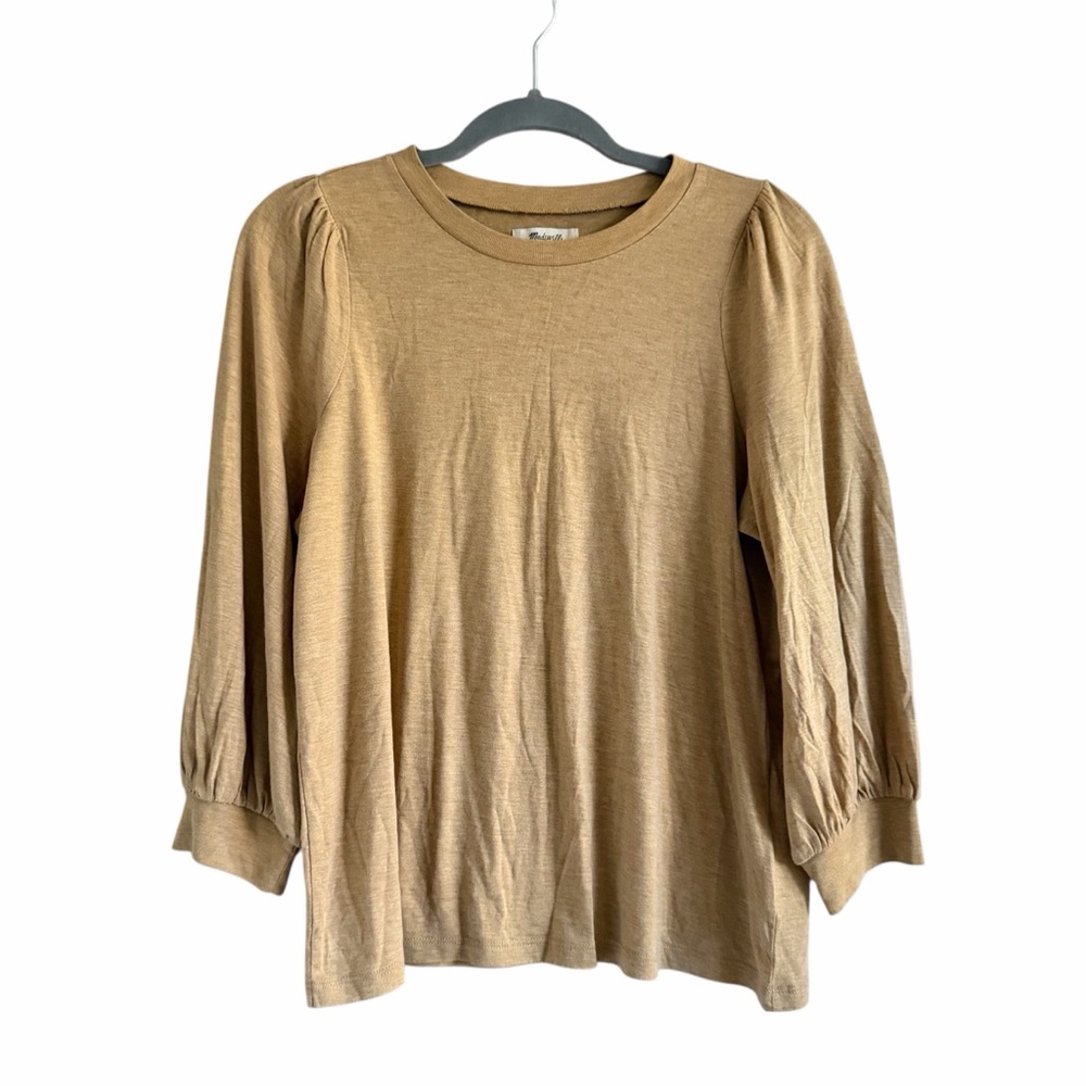 Madewell Avrina Alpaca Blend Jersey Top Size Medium